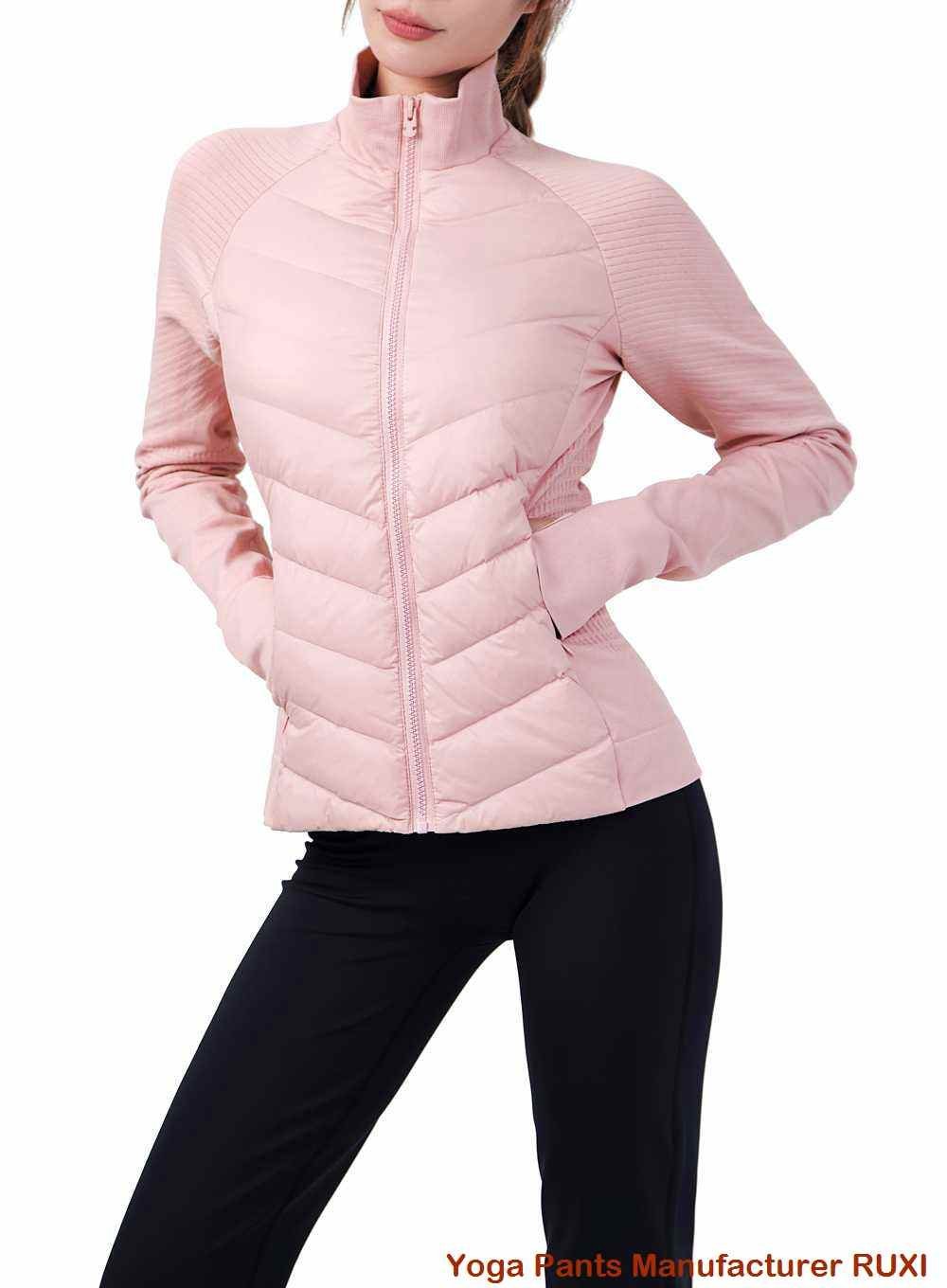 Pantalones de yoga acampanados con canalé