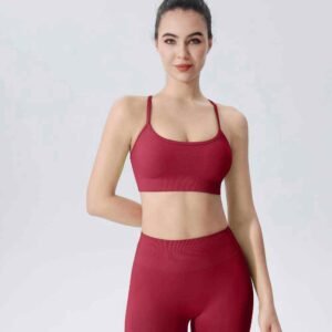 sujetador deportivo con espalda en u