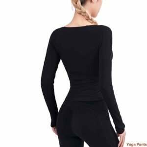Pantalones de yoga gris claro