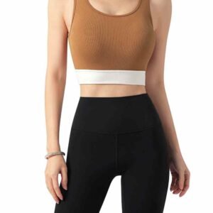 Sujetador deportivo de corte largo de alto impacto