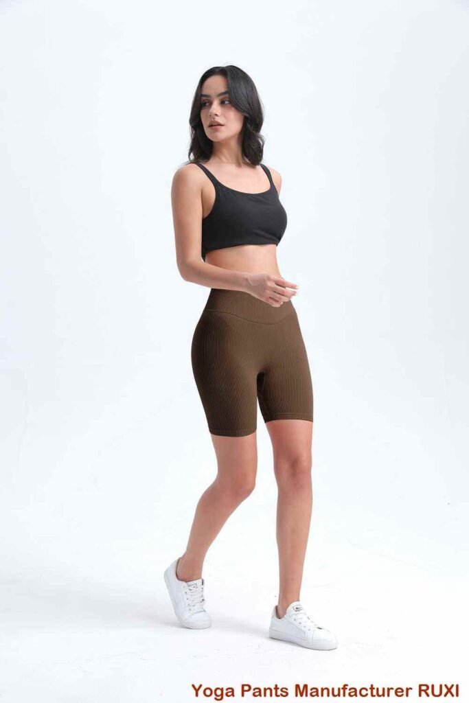 Pantalones cortos deportivos 2 en 1 para mujer