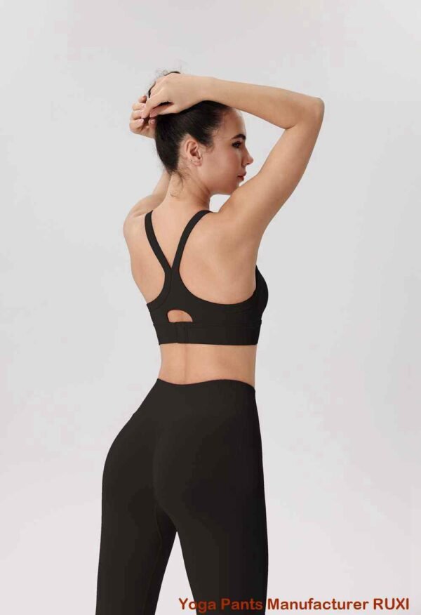 Pantalones de yoga negros para mujer