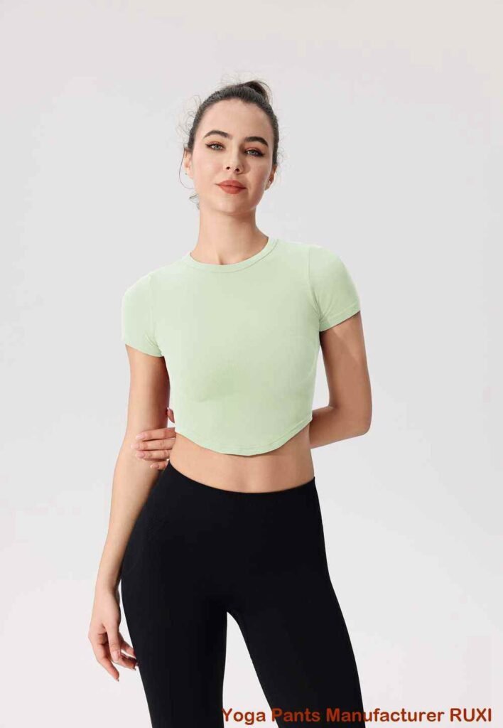 Pantalones cortos de yoga de algodón para mujer