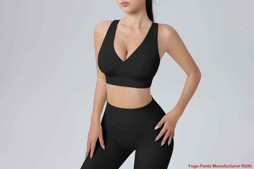 Pantalones de yoga de talla grande con bolsillos