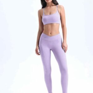 Pantalones de yoga de pierna ancha para mujer