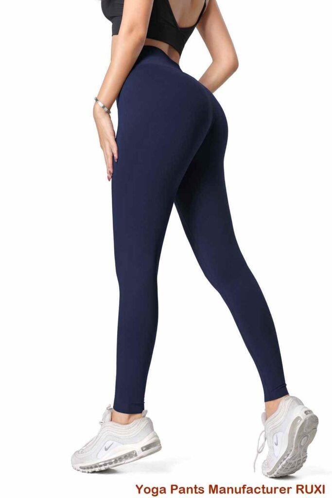 Pantalones de yoga de algodón con pierna ancha