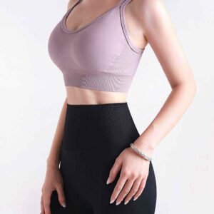 Sujetador deportivo de cuello alto de alto impacto