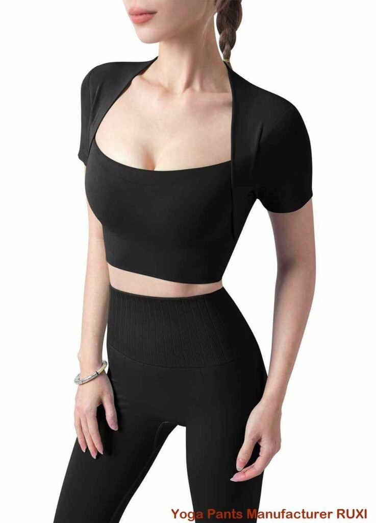 pantalones cortos de gimnasio de cintura alta