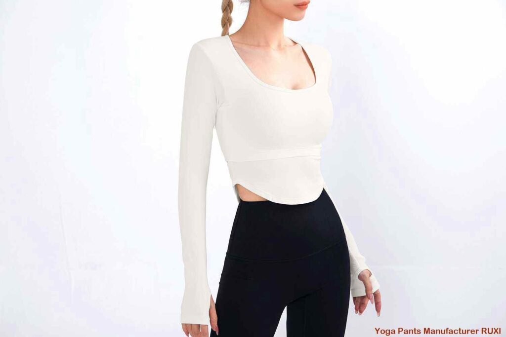 camisetas largas de yoga RUXI